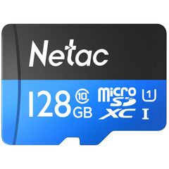 Netac microSDHC 128GB Class 10 + SD adapter, фото 1