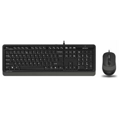 Клавиатура и мышь A4Tech F1010 Black-Grey, фото 1