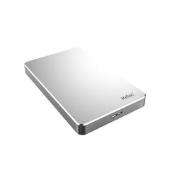 Внешний HDD Netac PORTABLE HARD DISK 2TB USB 3.0 K330 Metal Silver, фото 1