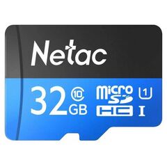 Netac MOBILE MEMORY microSD 32GB C10 UHS-I R80MB/s + SD, фото 1