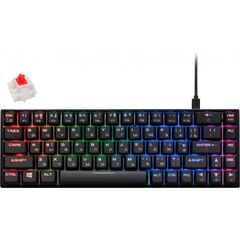 Клавиатура игровая 2E GAMING Keyboard KG380 RGB 68key Gateron Brown Switch BT/USB Black Ukr, фото 1