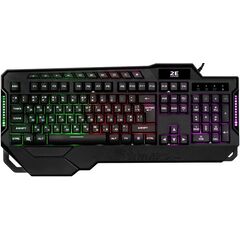 Клавиатура игровая 2E GAMING KG340 LED USB Black Ukr, фото 1