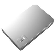 Netac PORTABLE HARD DISK 4TB USB 3.0 K338 Metal Silver+Grey, фото 1