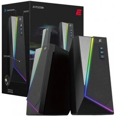 Акустическая система 2E PCS233 RGB, 2.0, USB, Black, фото 1