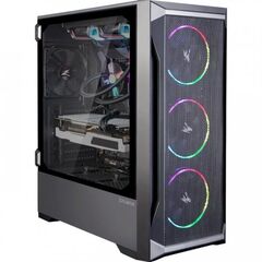 Корпус Zalman Z8 MS, MidT, 1xUSB2.0, 2xUSB3.0, 4x120мм RGB, стекло (боковая панель), без БП, черный, фото 1