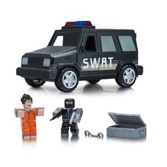Игровая коллекционная фигурка Jazwares Roblox Feature Vehicle Jailbreak: SWAT Unit W4, набор 2 шт., фото 1