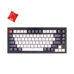 Механическая клавиатура Keychron Q1 QMK Custom Carbon Black RGB — версия 1 / Red, Blue, Brown., фото 1