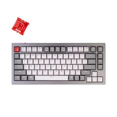 Механическая клавиатура Keychron Q1 QMK Custom Space Grey RGB — версия 1 / Red, Blue, Brown., фото 1