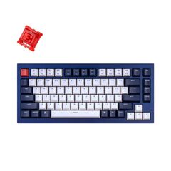 Механическая клавиатура Keychron Q1 QMK Custom Navy Blue RGB — версия 1 / Red, Blue, Brown., фото 1