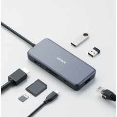 USB-HUB адаптер Anker PowerExpand+ 7-in-1 USB-C PD Ethernet, фото 1