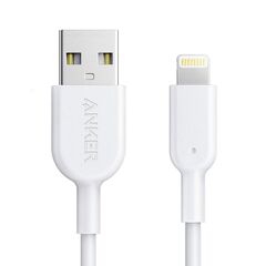 USB кабель Anker Powerline II with lightning connector 3ft C89, белый, фото 1