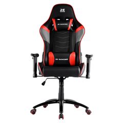 Игровое кресло 2E GAMING Chair BUSHIDO Black/Red 2E-GC-BUS-BKRD, фото 1