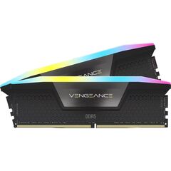 Модуль памяти VENGEANCE® RGB 64 ГБ (2x32 ГБ) DDR5 DRAM 6000 МГц C40 — черный, фото 1