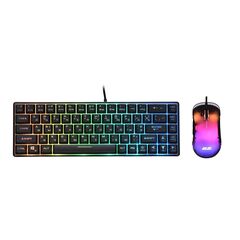 Клавиатура и мышь 2E GAMING KG345 RGB 68key USB Transparent + MG345 RGB USB Transparent, фото 1