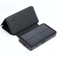 Портативное зарядное устройство Power Bank 2E Solar 20000mAh Black, фото 1