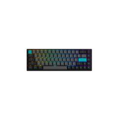 Клавиатура игровая Akko 3068B Plus Black&amp;Cyan CS Jelly Purple RGB, фото 1