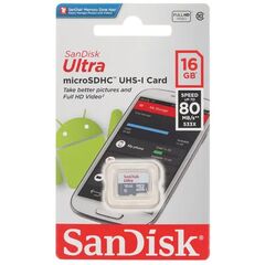 Карта памяти SanDisk Ultra microSDHC 16 ГБ, фото 1