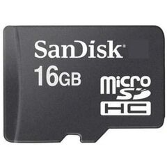 Карта памяти SanDisk 16Gb microSDHC class 4 (SDSDQM-016G-B35), фото 1