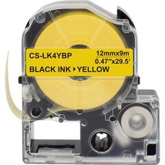 Лента Epson Tape - LK4YBP Pastel Blk/Yell 12/9 лента 12mm / 9m для LW400 / LW700, фото 1