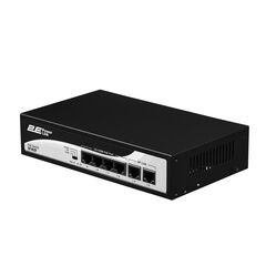 Коммутатор 2E PowerLink SP402F 4xFE PoE+, 2xFE Uplink, 55Вт, неуправляемый, фото 1