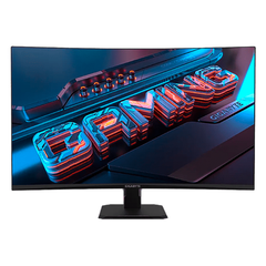 Gigabyte — 32″ GS32QCA-EK Curved Gaming Monitor, VA, 180hz, 1mc, QHD (2560×1440), 2K, HDMI, DisplayPort, Black, фото 1