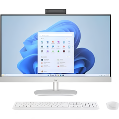 HP 24-cr0040ci (382) (Intel Core i5-1335U/ DDR4 16GB/ SSD 512GB/ 23,8 FHD/ Intel Iris Xe Graphics/ No DVD/ key + mouse/ NoOS/ RU) White, фото 1