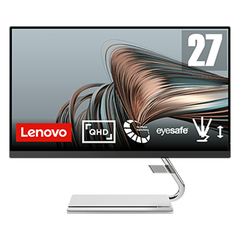 Lenovo — 27″ Q27q-20 Monitor, IPS, 75Hz, 4mc, QHD (2560×1440), HDMI, Display Port, фото 1