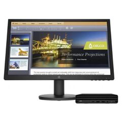 HP 260 G4+ P24v G4 (Intel Core i3-10110U/ DDR4 8GB/ SSD 128GB+HDD 500GB/ HP P24v G4 23.8&quot; FHD/No DVD-RW/ Win10/USB keyb&amp;mouse) Black (44F37ES), фото 1