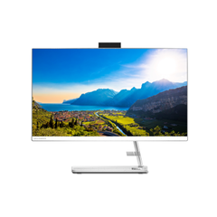 Lenovo IdeaCentre AIO 3 24ITL6  (Intel Core i3-1115G4/ DDR4 4GB/ SSD 256GB/ 23,8  IPS FHD LCD/ Integrated Intel UHD Graphics/ Keyboard+mouse/ NoOS/ RU) White, фото 1