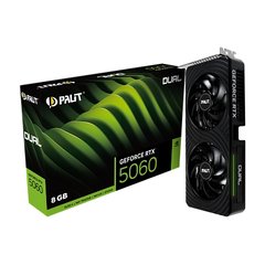 Palit - 8GB GeForce RTX5060 DUAL GDDR7 128bit 3-DP HDMI, фото 1