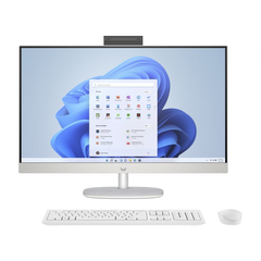 HP 27-cr1004ci (714) (Intel Core Ultra 7-155U/ DDR5 16GB/ SSD 512GB/ 27 FHD IPS/Intel® Iris® Xᶱ Graphics/ key + mouse/ NoOS/ RU) White, фото 1