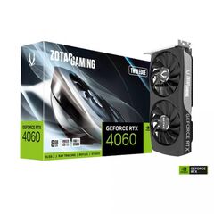 Zotac - 8GB GeForce RTX4060 Twin Edge GDDR6 128bit 3-DP HDMI (ZT-D40600E-10M), фото 1