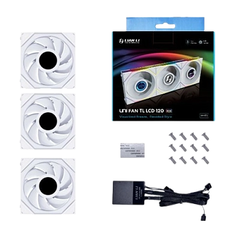Lian Li TLLCD 120-3 White Cooler, фото 1