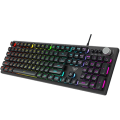 Клавиатура мембранная проводная AULA F2028 RGB, фото 1