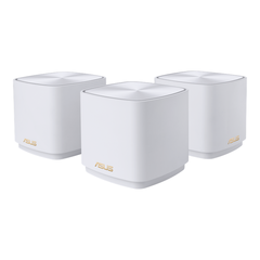 MESH SYSTEM ASUS/ ZenWiFi AX Mini XD4 2PK/ White/ 90IG05N0-MO3R40, фото 1