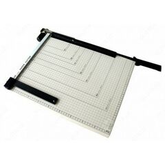 Резак для бумаги Deli E8012 A3 (гильотина), 12 листов, металлический, 69,5×43×44 см, фото 1