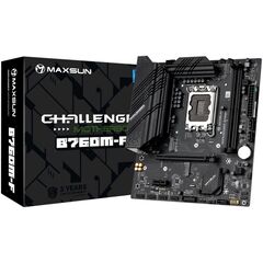 Материнская плата Maxsun Challenger B760M-F DDR4 (LGA1700, Micro-ATX), фото 1