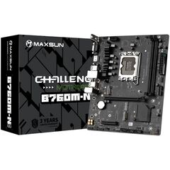 Материнская плата Maxsun Challenger B760M-N D5 V2 DDR5 (LGA1700, Micro-ATX), фото 1