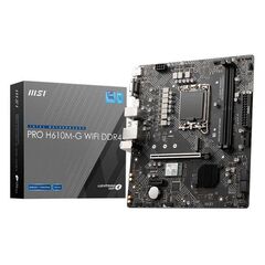 Материнская плата MSI PRO H610M-G WIFI DDR4 (LGA1700, Micro-ATX), фото 1