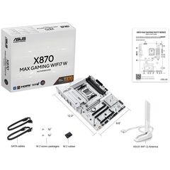 Материнская плата ASUS B650 MAX GAMING WIFI WHITE DDR5 (Socket AM5, ATX), фото 1