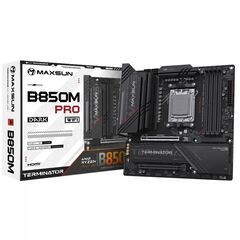 Материнская плата Maxsun Terminator B850M PRO DARK WIFI DDR5 (AMD AM5, Micro-ATX), фото 1