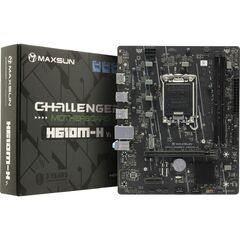 Материнская плата Maxsun Challenger H610M-H V1 DDR4 (LGA1700, Micro-ATX), фото 1
