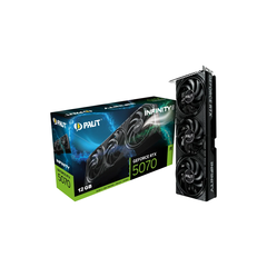 Видеокарта Palit GeForce RTX 5070 Infinity 3 OC 12GB GDDR7 (NE75070S19K9-GB2050S), фото 1