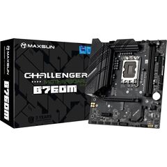 Материнская плата Maxsun Challenger B760M DDR4 (LGA1700, Micro-ATX), фото 1