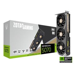 Видеокарта Zotac Gaming GeForce RTX 5070 Solid OC 12GB GDDR7 (ZT-B50700J-10P), фото 1