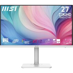 Профессиональный 4K-монитор 27" MSI Modern MD272UPHW IPS UHD (3840x2160) 60Hz 4ms HDMI DisplayPort Type-C KVM HAS White, фото 1