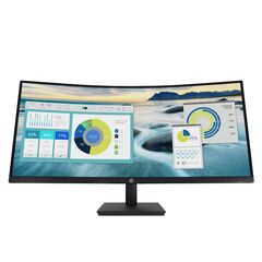 Изогнутый монитор 34" HP P34hc G4 (21Y56AA) VA WQHD (3440x1440) 100Hz 5ms HDMI DisplayPort USB Type-C HAS Black, фото 1