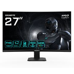 Изогнутый игровой монитор 27" Gigabyte GS27FC2 VA Full HD 240Hz 1ms HDMI DP Black, фото 1