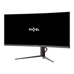 Игровой ультраширокий изогнутый монитор 34" Pixel PXG34WQC VA QHD (2560x1440) 200Hz 1ms HAS Speakers HDMI DisplayPort Black, фото 1