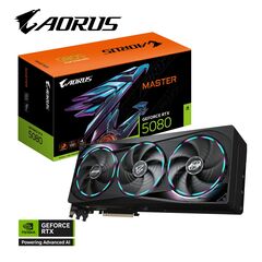 Видеокарта Gigabyte GeForce RTX 5080 AORUS MASTER 16GB GDDR7 (GV-N5080AORUS M-16GD), фото 1